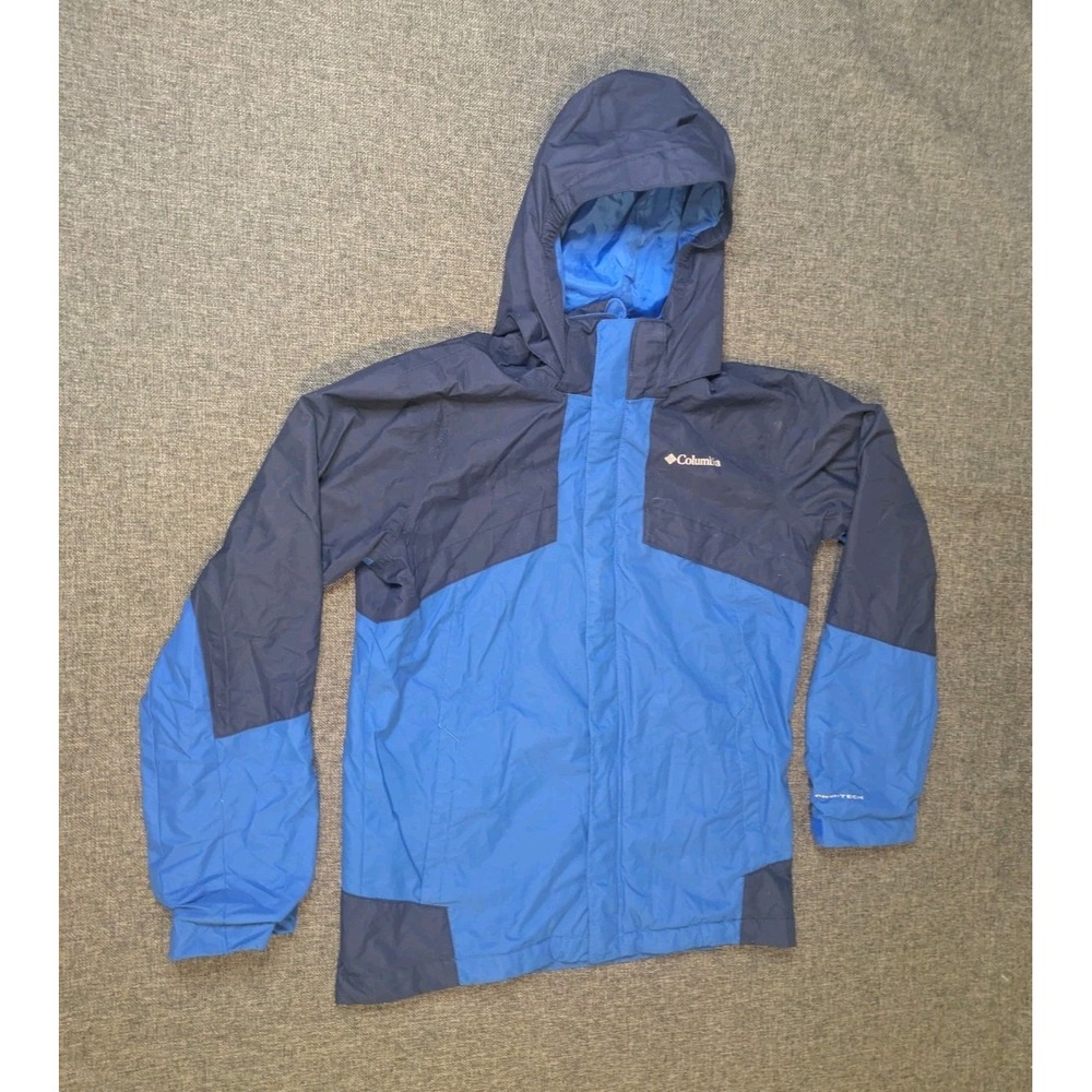 Columbia Interchange Omni Tech Insulated Jacket Zip Large Removable Hood Coat L